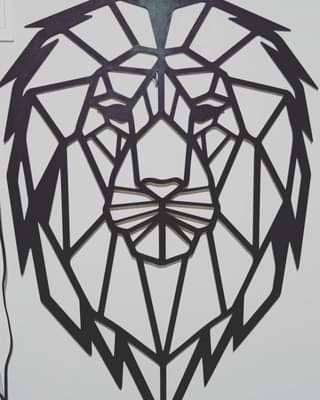 Decoración geométrica leon