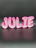 Cartel Personalizado Luminoso Julie